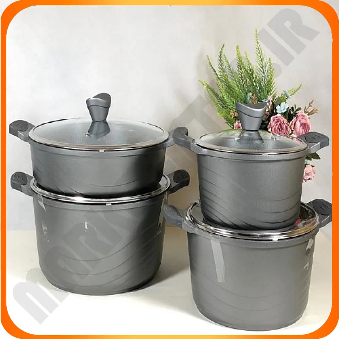 سرویس 10 پارچه گرانیت خاکستری دودی اوشن درT کاندید