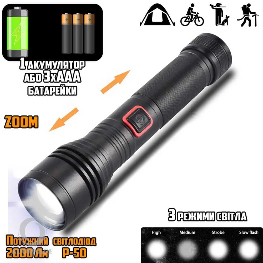 چراغ قوه دستی مدل BL-X71-P50 — تصویر ۲