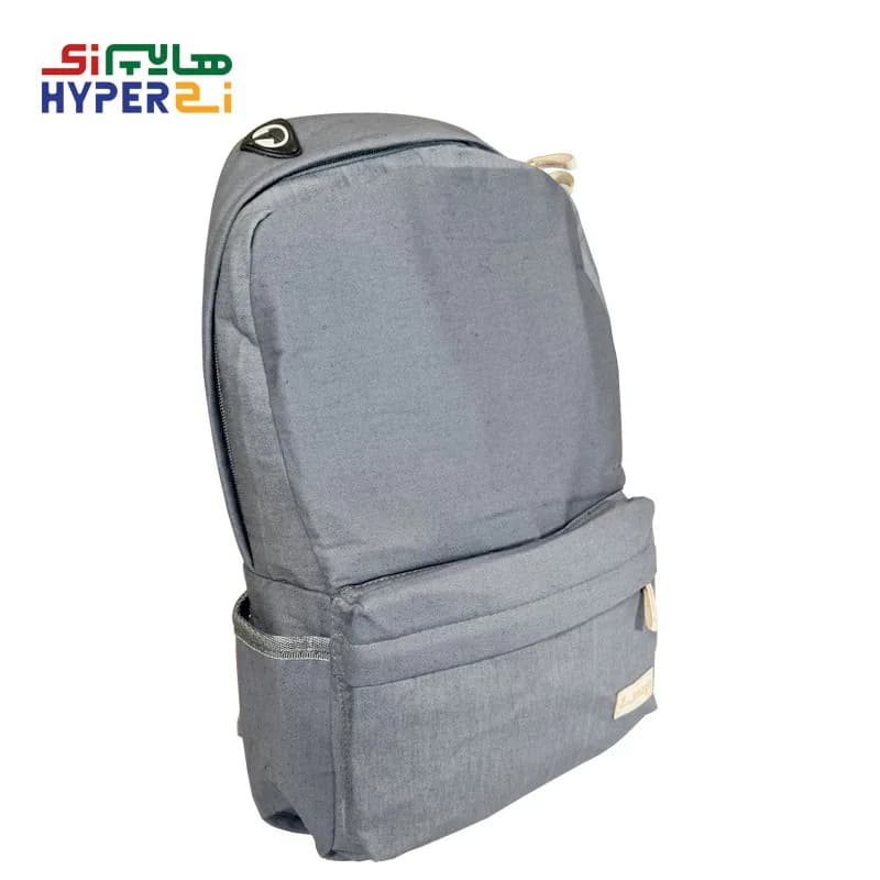 کوله پشتی پسرانه زیماژ کد K01 طرح طوسی ساده