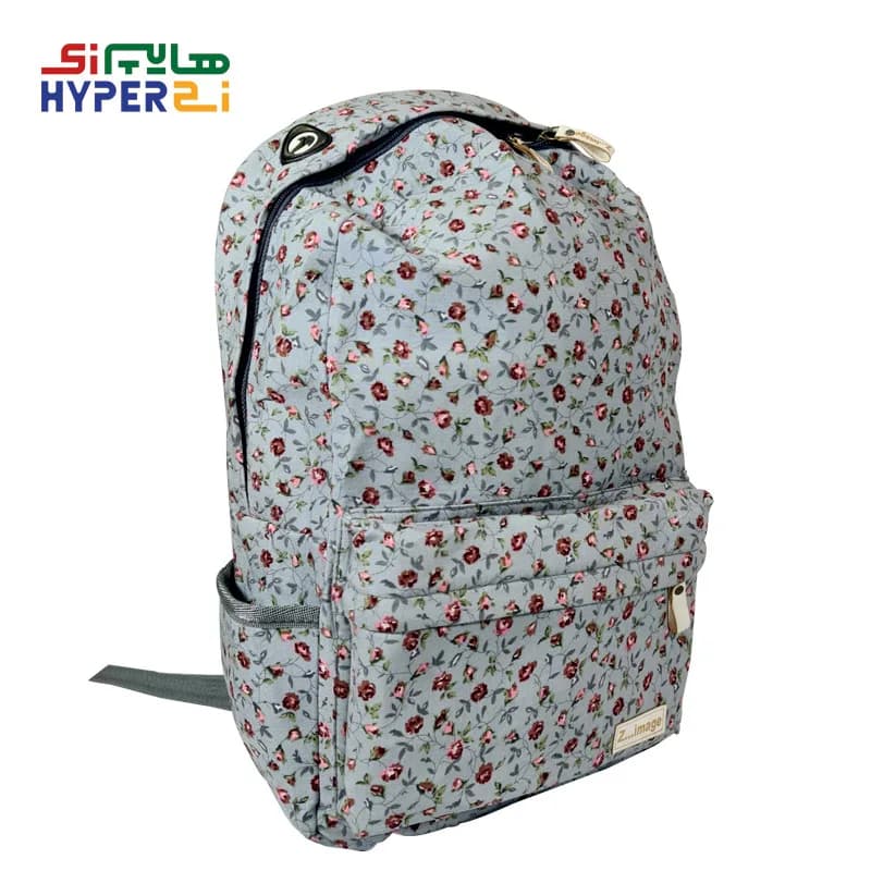 کوله پشتی زیماژ کد K012 طرح فیلی گلدار