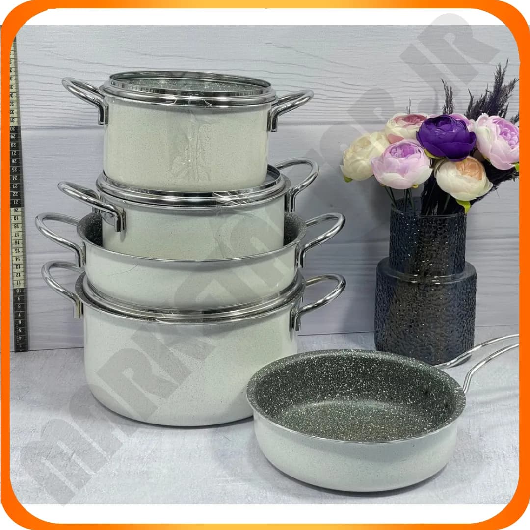 سرویس 8 پارچه گرانیت سری صادراتی سفید جلامبین