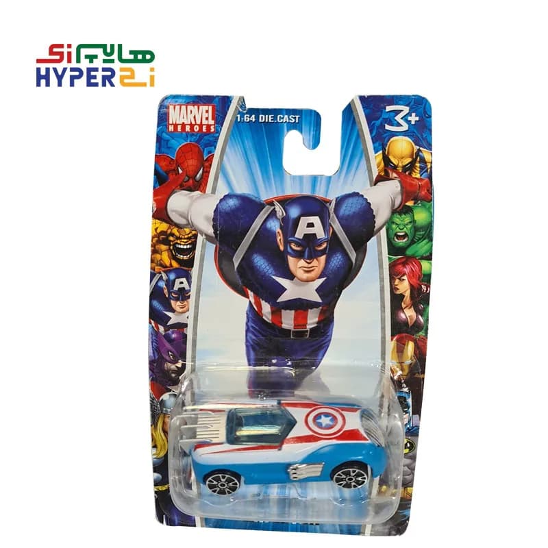ماشین ابر قهرمانان مارول مدل کاپیتان آمریکا (Captain America) — تصویر ۲