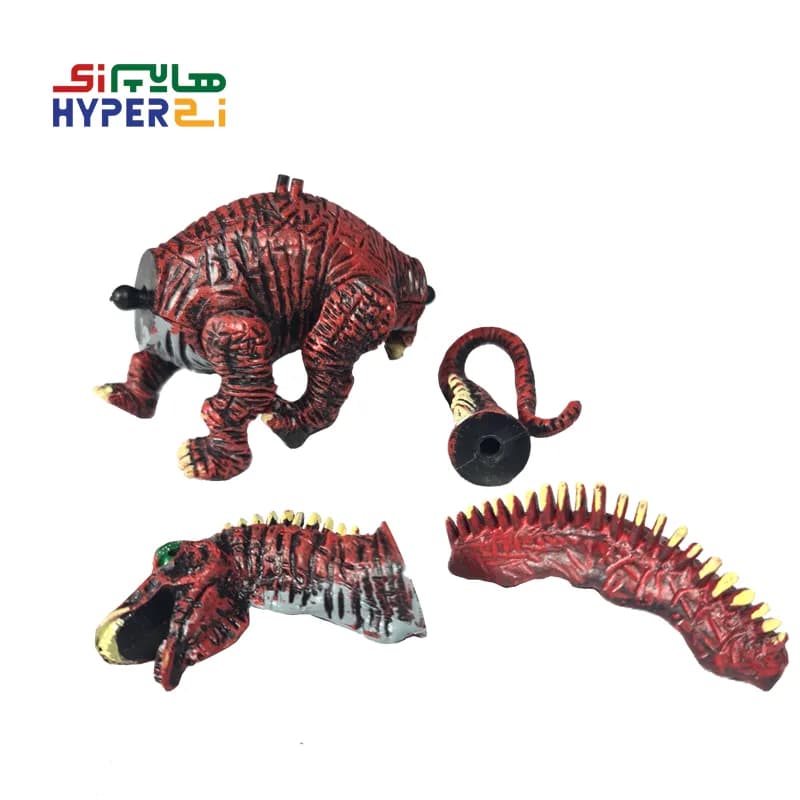فیگور دایناسور اسباب بازی آمارگاسوروس قرمز (amargasaurus) — تصویر ۲