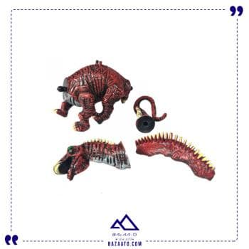 فیگور دایناسور اسباب بازی آمارگاسوروس قرمز (amargasaurus) — تصویر ۶