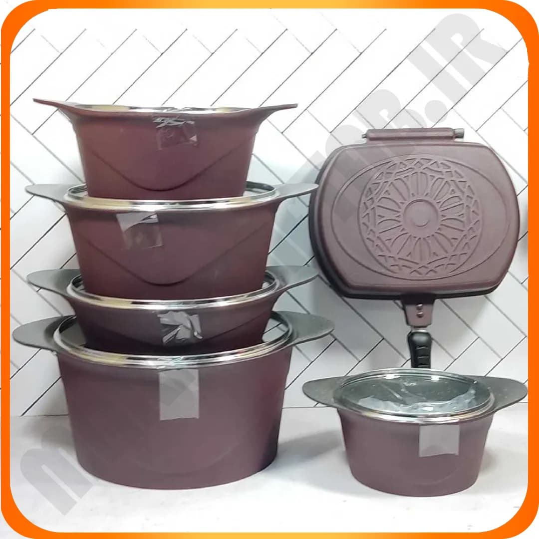 سرویس 18 پارچه چدن بادمجانی جلامبین