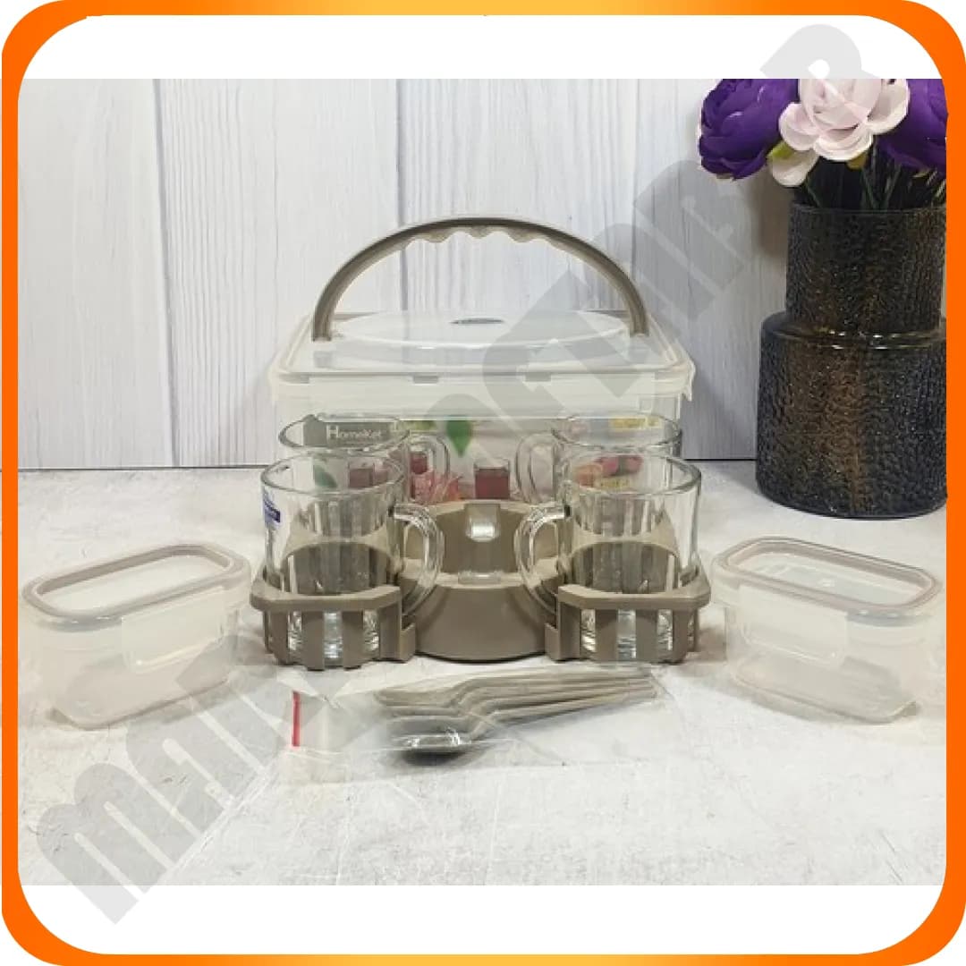 3497 سرویس چای خوری دلنا 4 نفره موکا هومکت — تصویر ۲