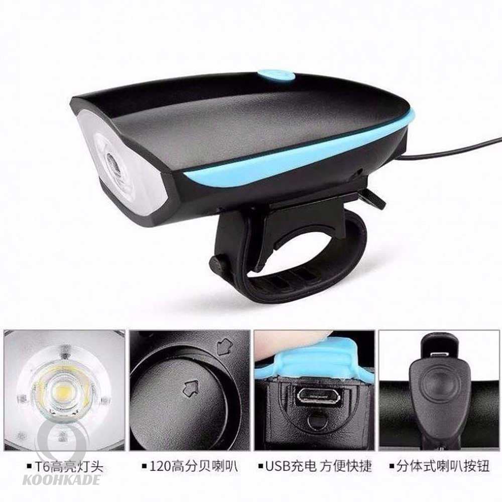 چراغ جلو دوچرخه SPEAKER BICYCLE LIGHT-7588 — تصویر ۴