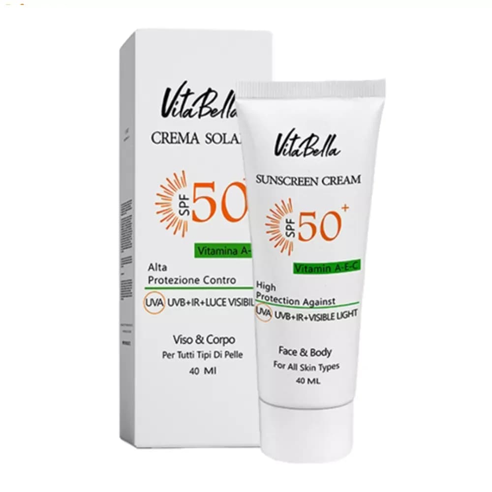 کرم ضد آفتاب SPF50 ویتابلا حجم 40 میلی لیتر