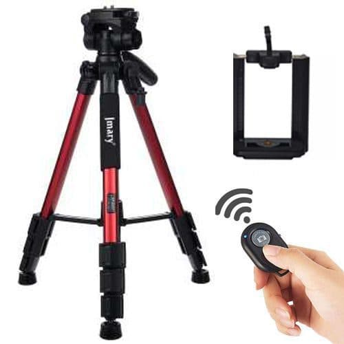 سه پایه موبایل جیماری همراه ریموت کنترل و هولدر Jmary KP-2234 Tripod — تصویر ۲