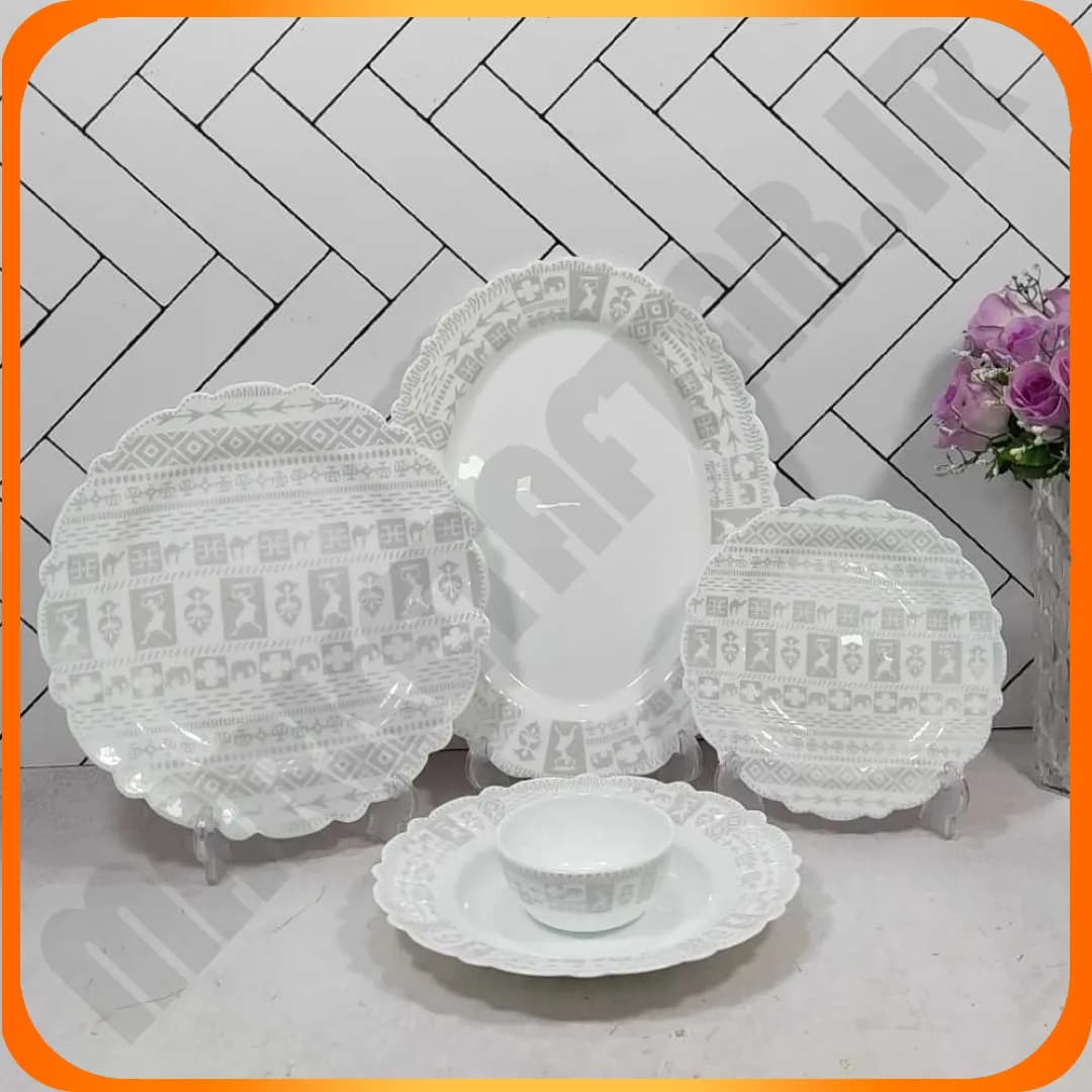 سرویس 25 پارچه هایچین خاکستری آرکوپال آیروپال