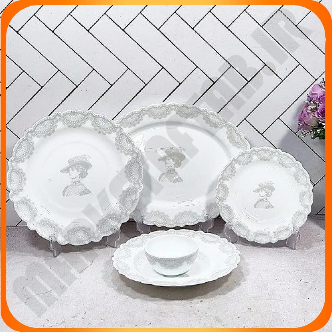 سرویس 25 پارچه کارنیا خاکستری آرکوپال آیروپال — تصویر ۲