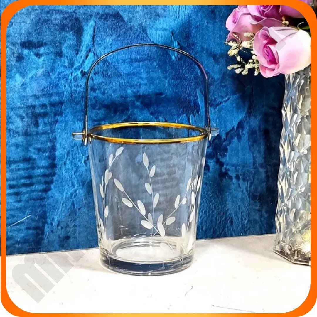 یخدان بیوتی با انبر BT010لب طلا طرح شکوفه چین — تصویر ۲