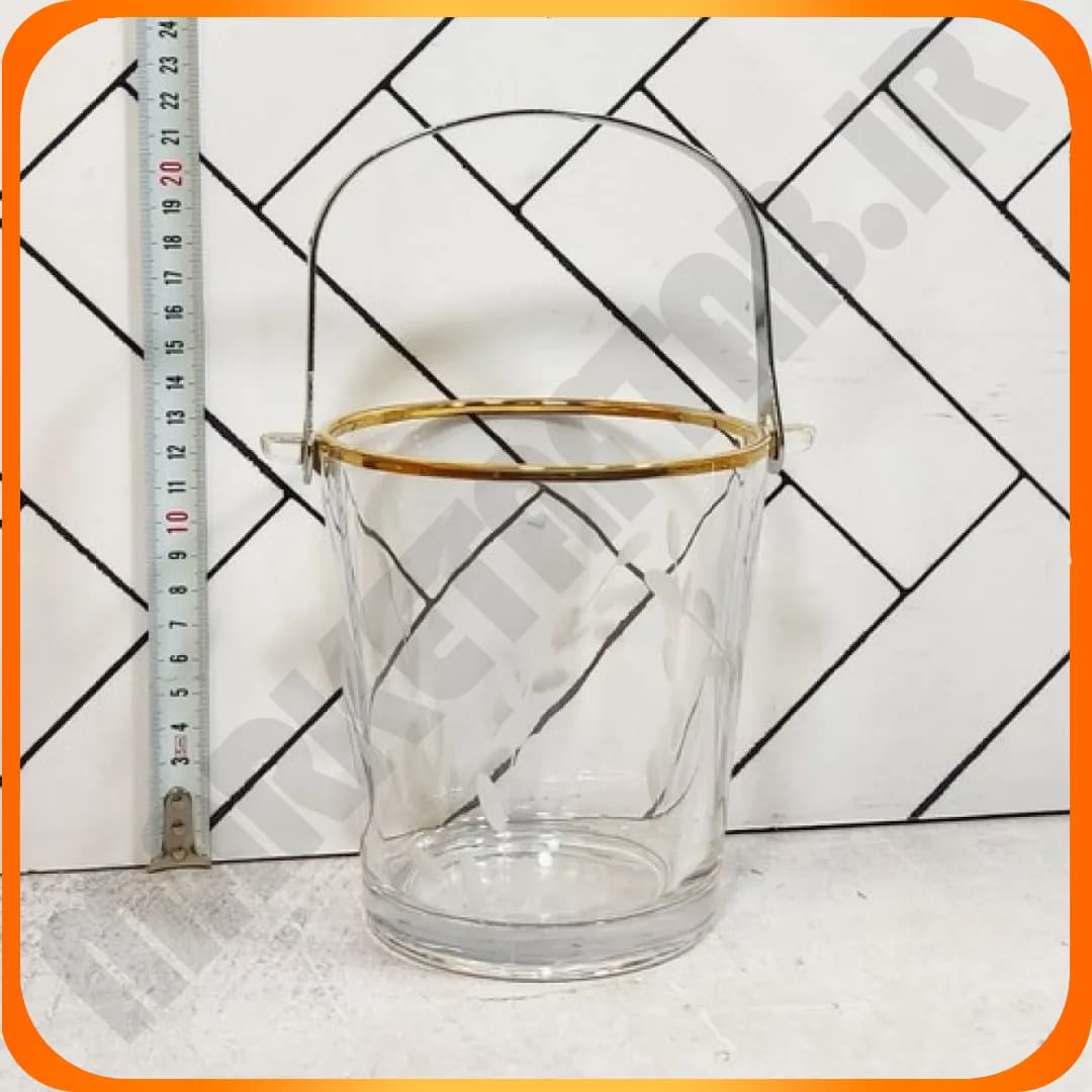 یخدان بیوتی با انبر BT010لب طلا طرح شکوفه چین — تصویر ۳