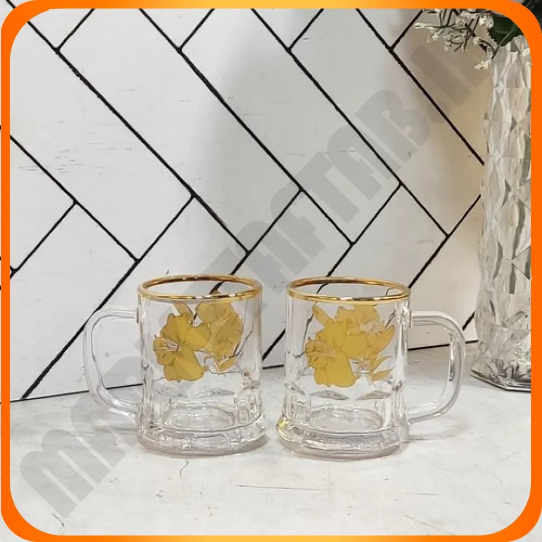 KTZB119 فنجان عینکی لب طلا لیلیوم بلینک مکس