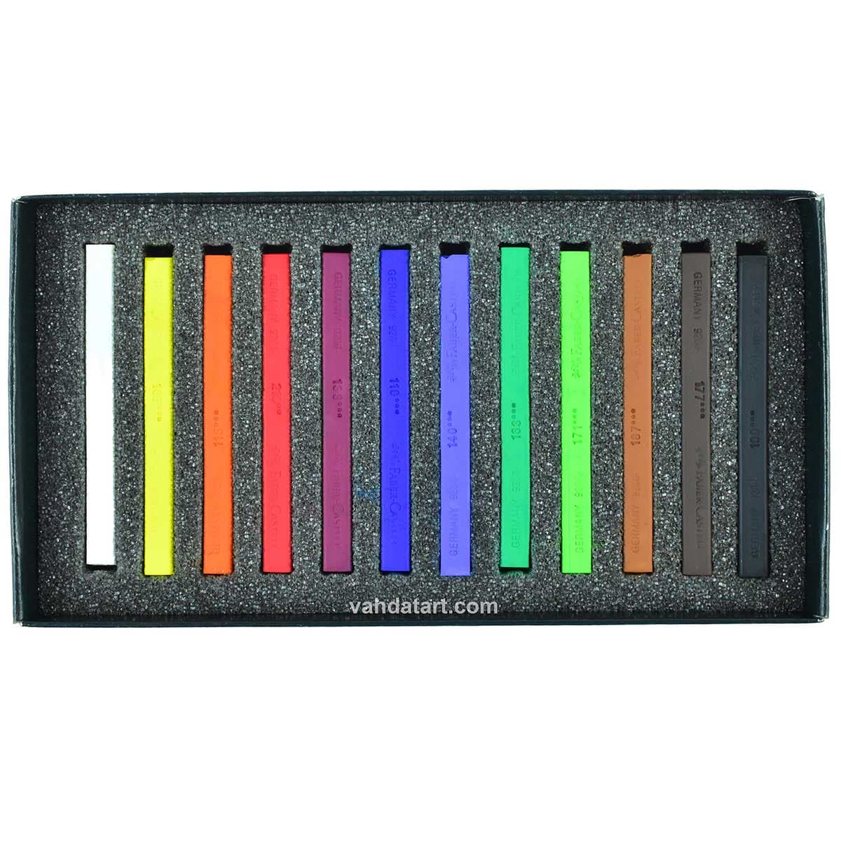 پاستل گچی 12 رنگ فابر کاستل مدل Polychromos — تصویر ۳