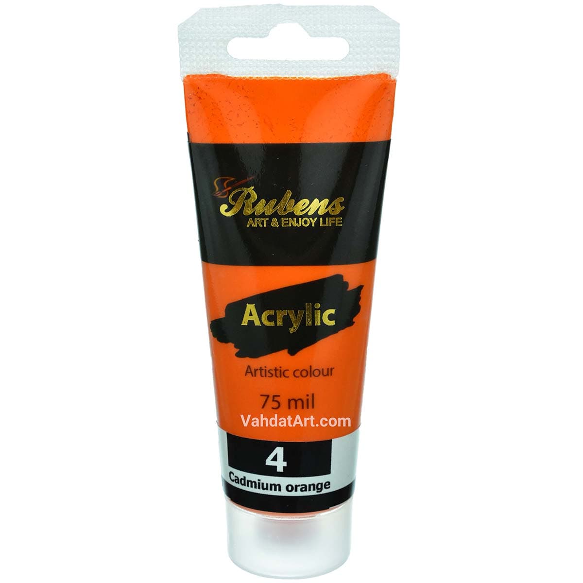 رنگ اکریلیک روبنس Cadmium orange حجم 75 میل