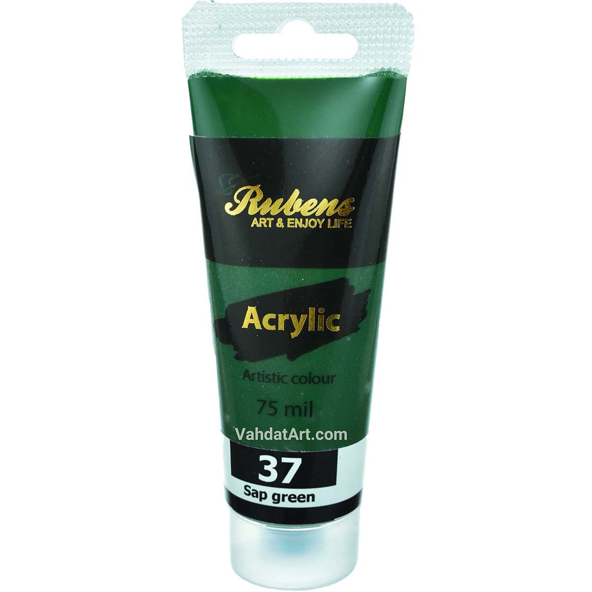 رنگ اکریلیک روبنس Sap green حجم 75 میل