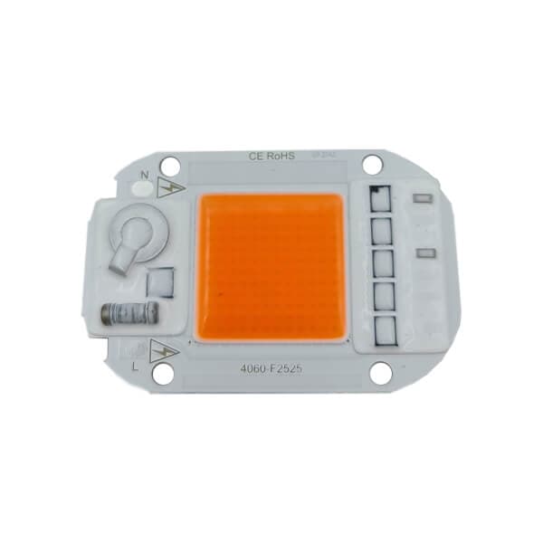 LED COB مخصوص رشد گیاه 220V 50W با درایور (آنتی شوک دار)