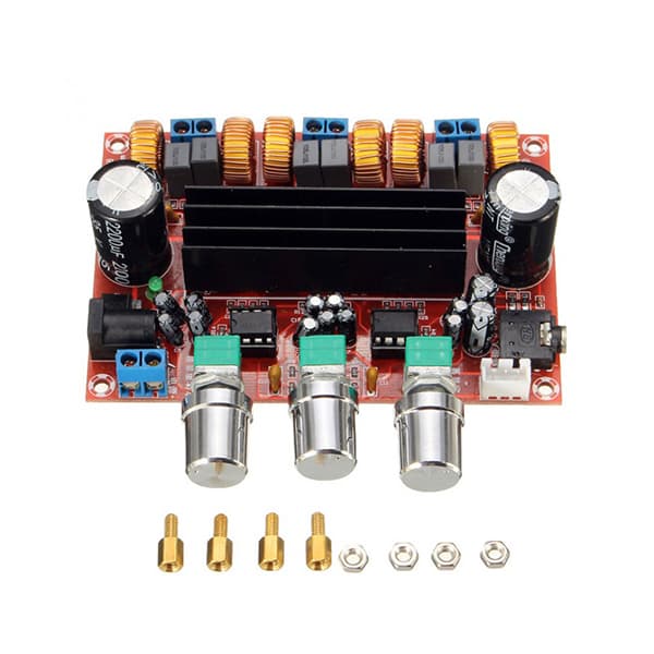 ماژول آمپلی فایر حرفه ای 2x50W+100W=SUB مدل XH-M139 — تصویر ۳