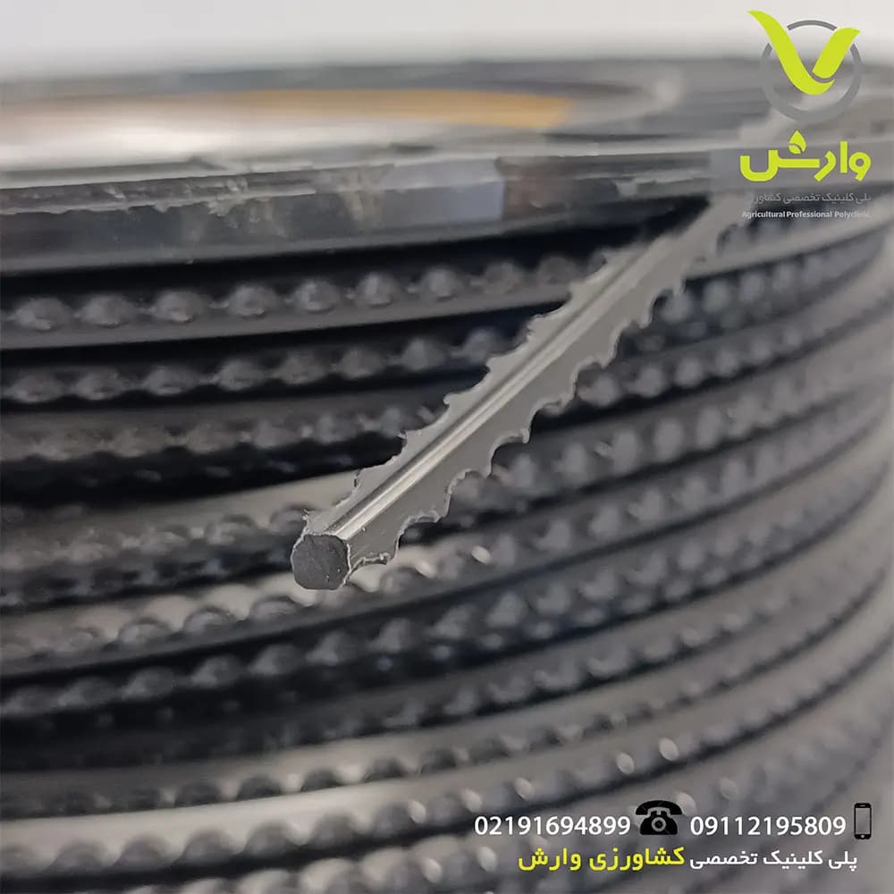 نخ علف زن اره ای 4 میل SPEED FRANCE مشکی 74M — تصویر ۲