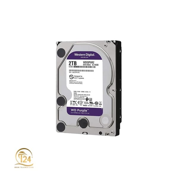 هارد دیسک اینترنال Western Digital ظرفیت purple 2TB — تصویر ۲