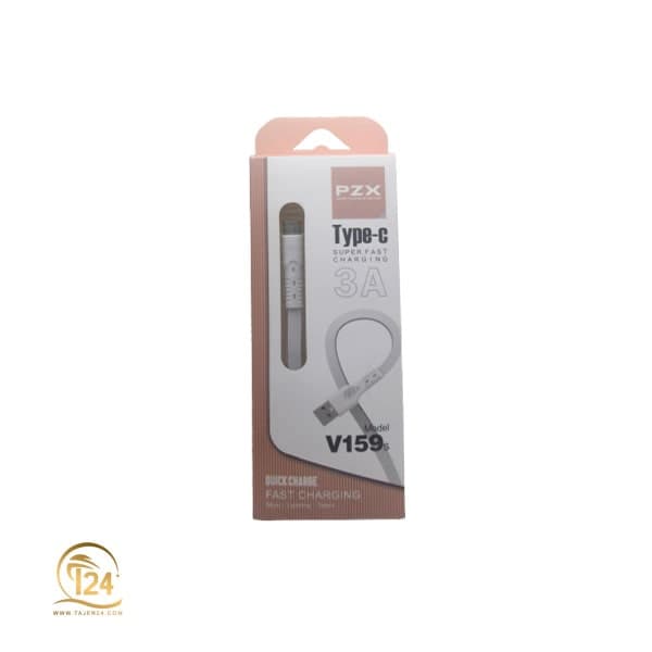 کابل USB به تایپ سی PZX مدل V159s به طول 1 متر