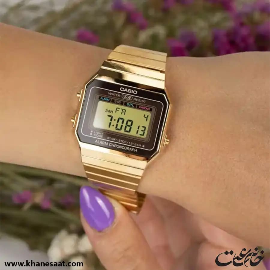 ساعت مچی مردانه-زنانه کاسیو مدل A700WG-9ADF — تصویر ۴