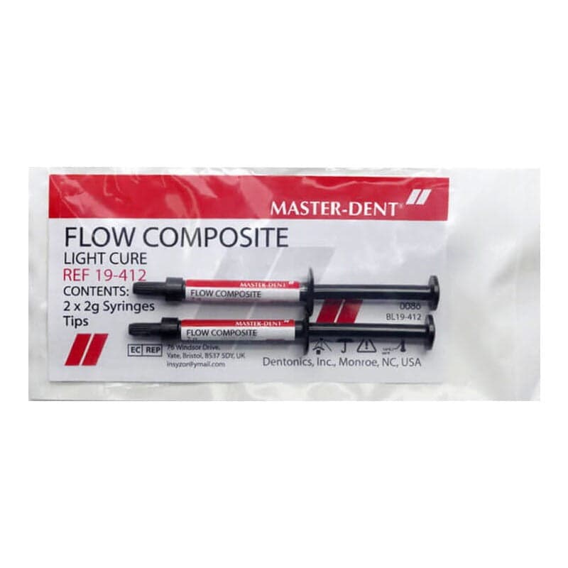 کامپوزیت فلو مستر دنت دو عددی – Composit flow Master Dent