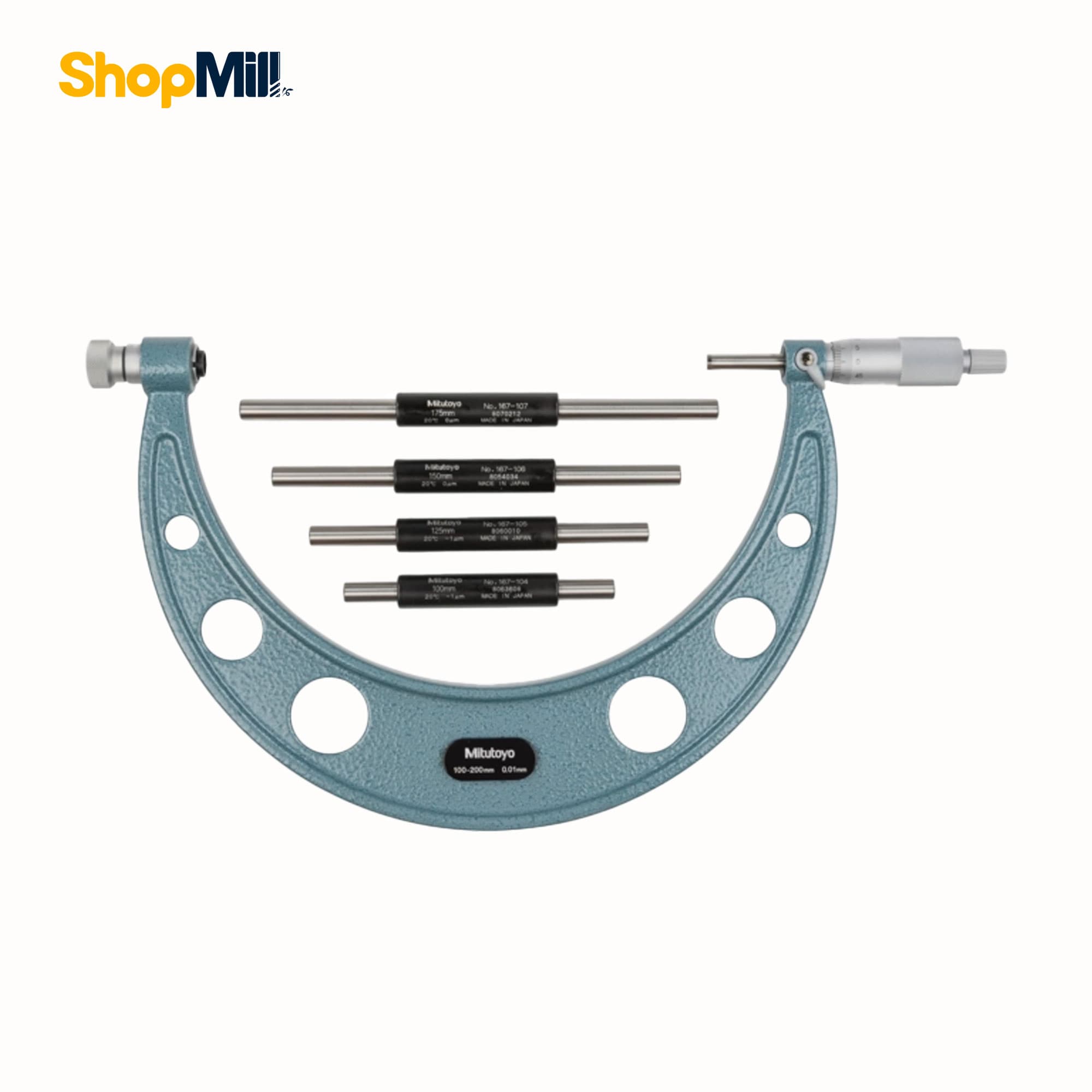 میکرومتر ورنیه میتوتویو (Mitutoyo) 100-200 میلی‌متر مدل 140-104