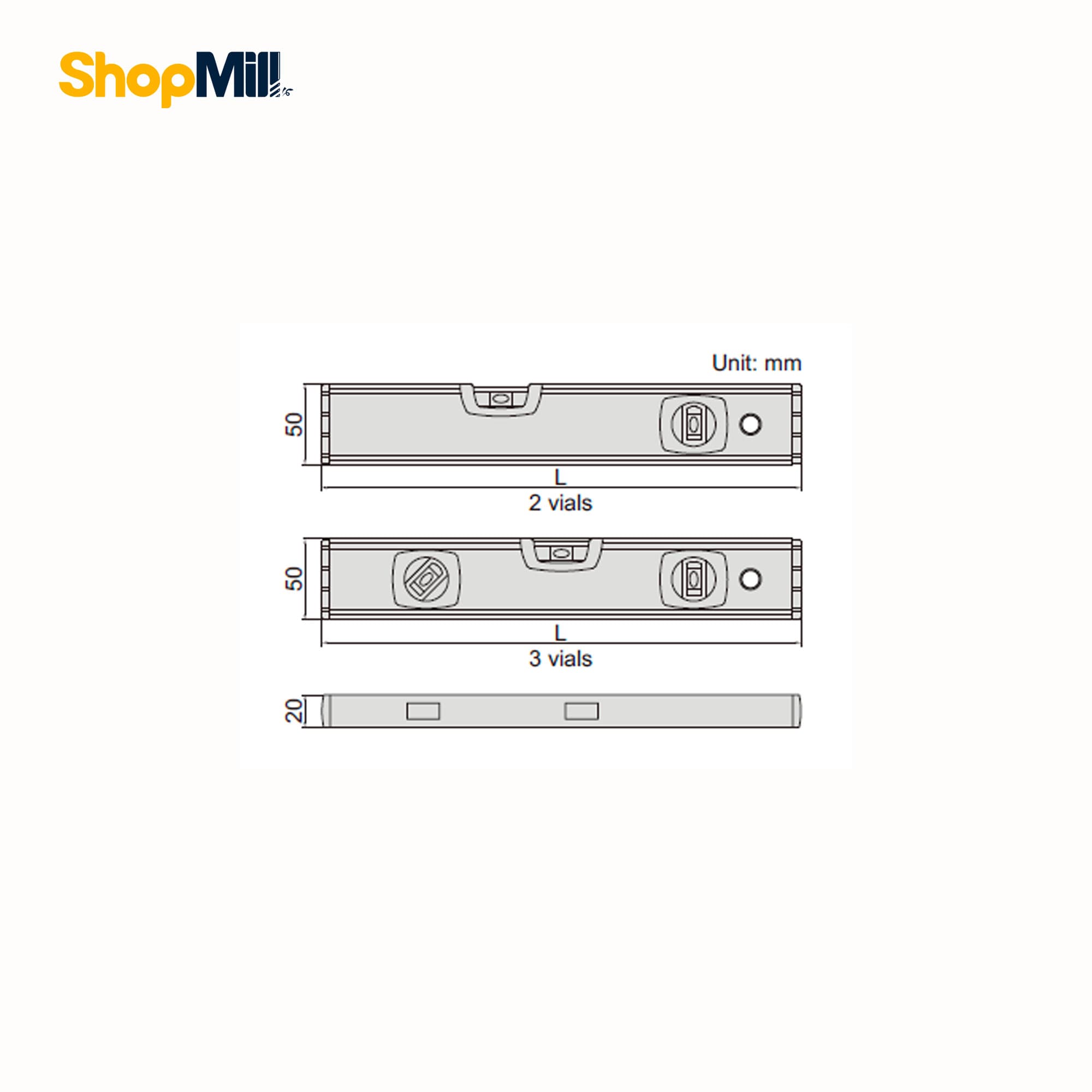 تراز اینسایز (Insize) 30 سانت مگنت دار مدل 300-4918 — تصویر ۲