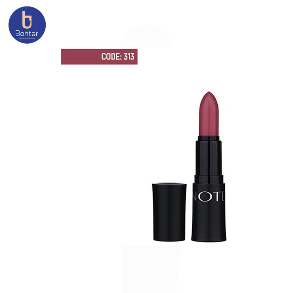 رژلب جامد مات و آبرسان نوت شماره 313(MatteMoist Lipstick ) — تصویر ۵