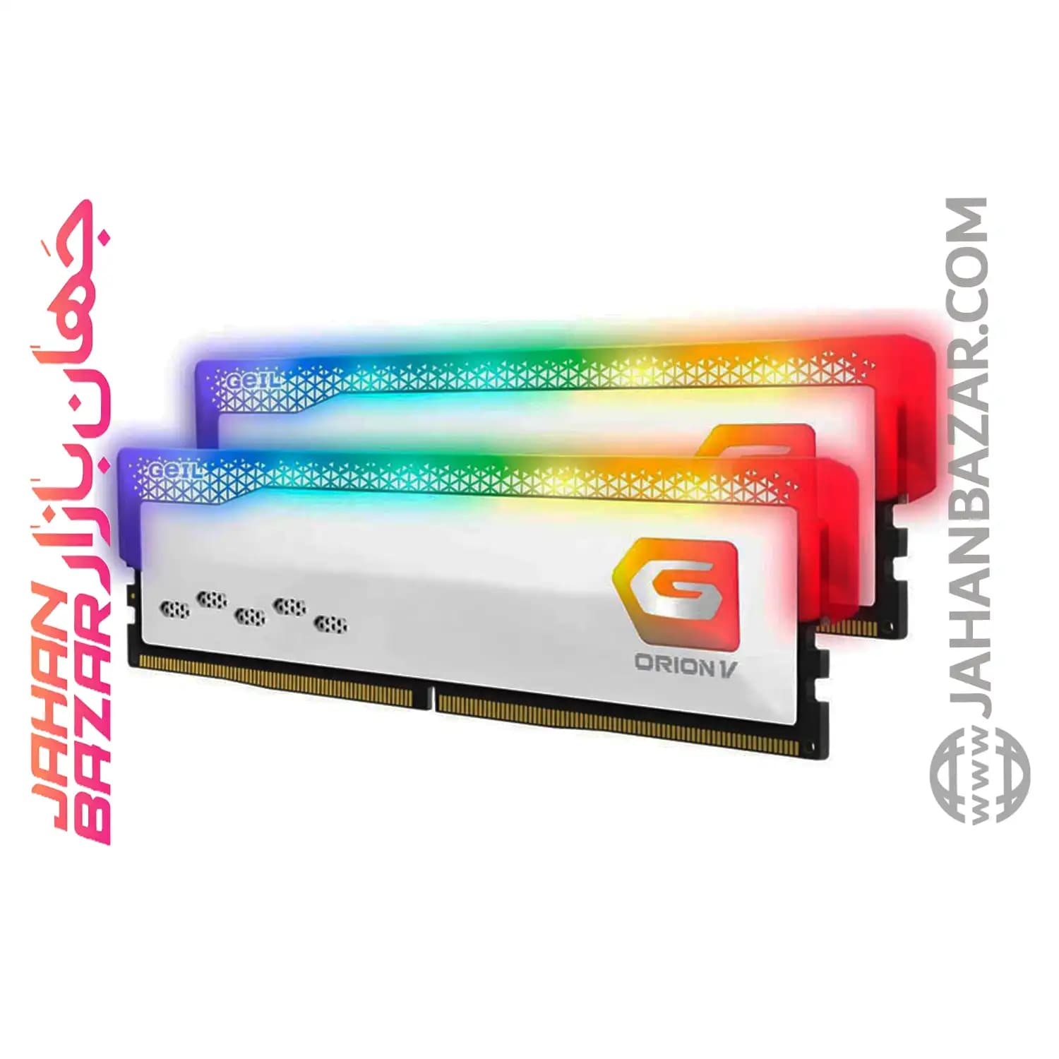 رم دسکتاپ جیل دو کاناله CL34 مدل DDR5 5200 MHz GEIL ORION V WHITE ظرفیت 32GB — تصویر ۸