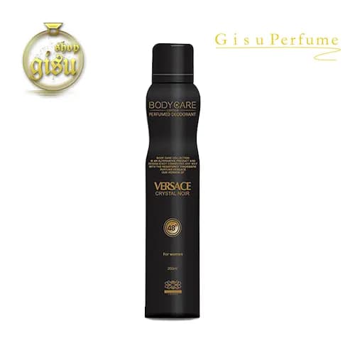 اسپری بدن ورساچه کریستال نویر بادی کر(Body Care Versace Crystal Noir)-حجم 200میل
