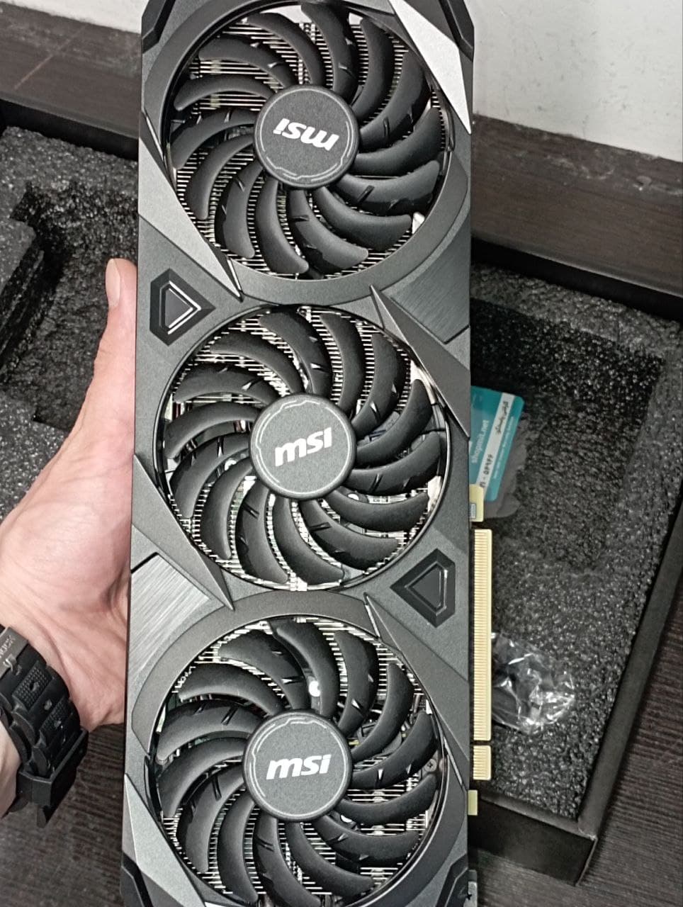 کارت گرافیک استوک ام اس آی MSI GeForce RTX 3070 Ti VENTUS 3X OC 8GB ظرفیت 8 گیگابایت — تصویر ۸