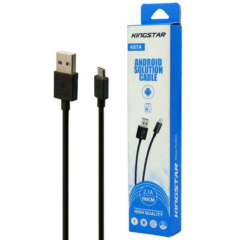کابل میکرو یو اس بی KingStar K67a 2.1A