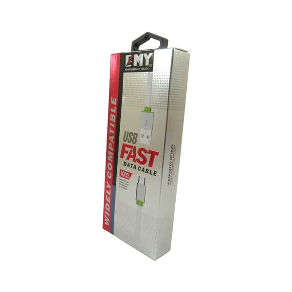 کابل شارژر MICRO-USB اندروید EMY مدل MY-444