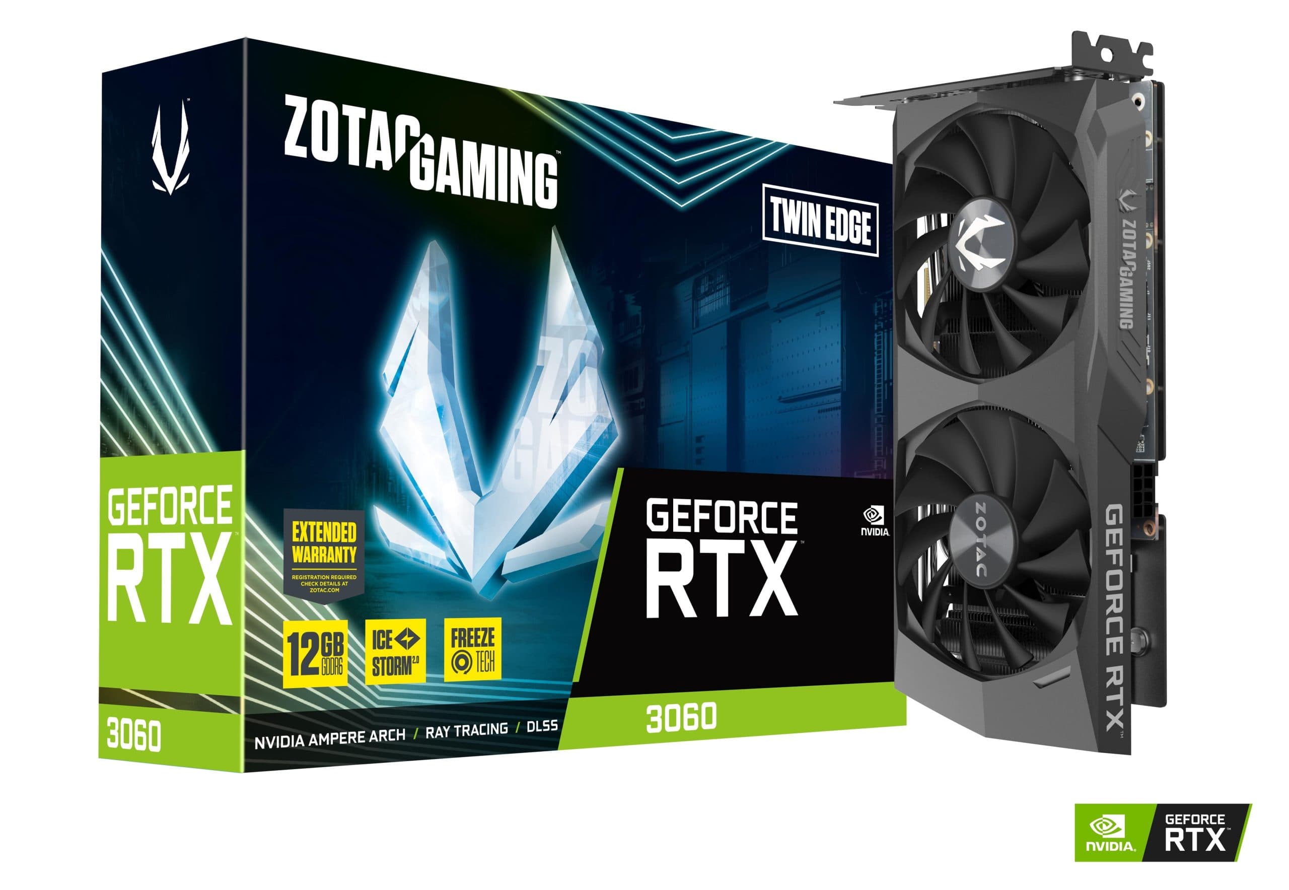 کارت گرافیک زوتک GeForce RTX 3060 Twin Edge OC 12GB ظرفیت 12 گیگابایت — تصویر ۳
