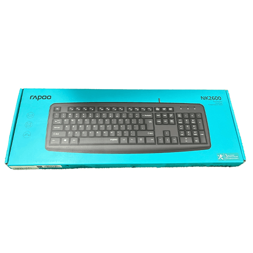کیبورد رپو مدل RAPOO NK2600 WIRED — تصویر ۳