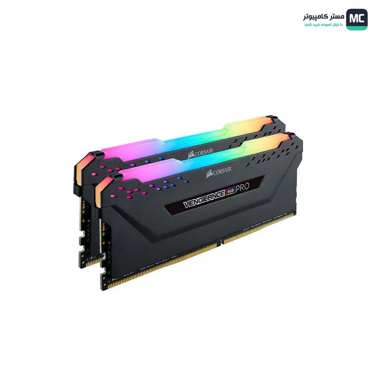 رم کامپیوتر کورسیر VENGEANCE RGB PRO 16GB 8GBx2 3200MHz CL16 DUAL — تصویر ۵