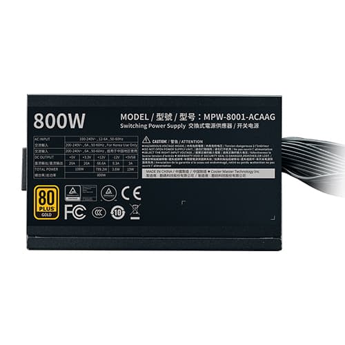 پاور کولر مستر مدل Cooler Master G800 GOLD — تصویر ۴