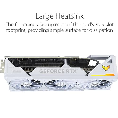 کارت گرافیک ایسوس ROG Strix GeForce RTX 4070 Ti OC WHITE Edition GDDR6 12GB ظرفیت 12 گیگابایت — تصویر ۳