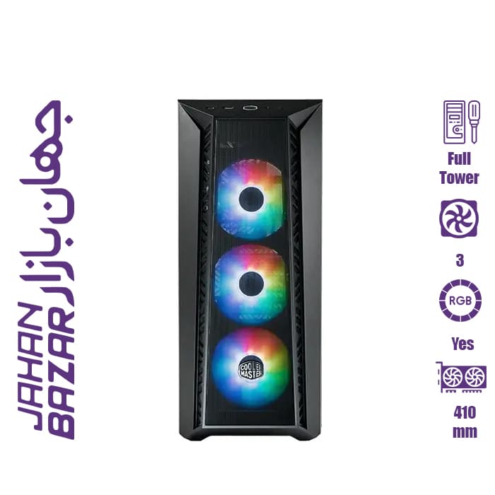 کیس کامپیوتر کولر مستر مدل MASTERBOX 520 Mesh
