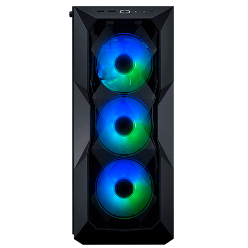 کیس کامپیوتر کولر مستر مدل MasterBox TD500 CRYSTAL — تصویر ۲