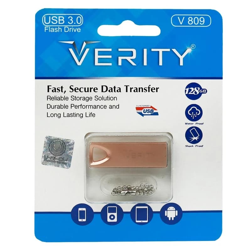 فلش 128 گیگ وریتی Verity V809 USB3.0 — تصویر ۴