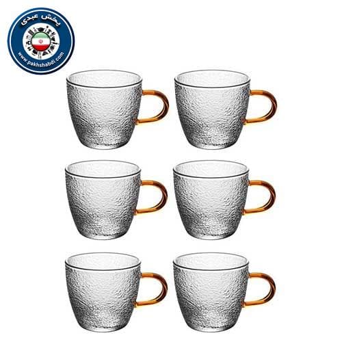 فنجان پیرکس برفی شیپوری 6 عددی