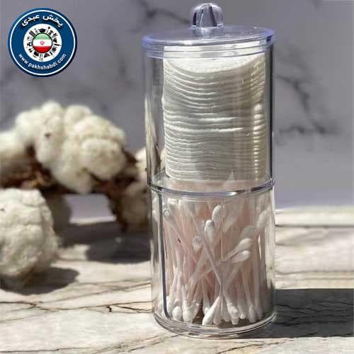استند گوش پاک کن و پنبه آکرولیک 7020 — تصویر ۳
