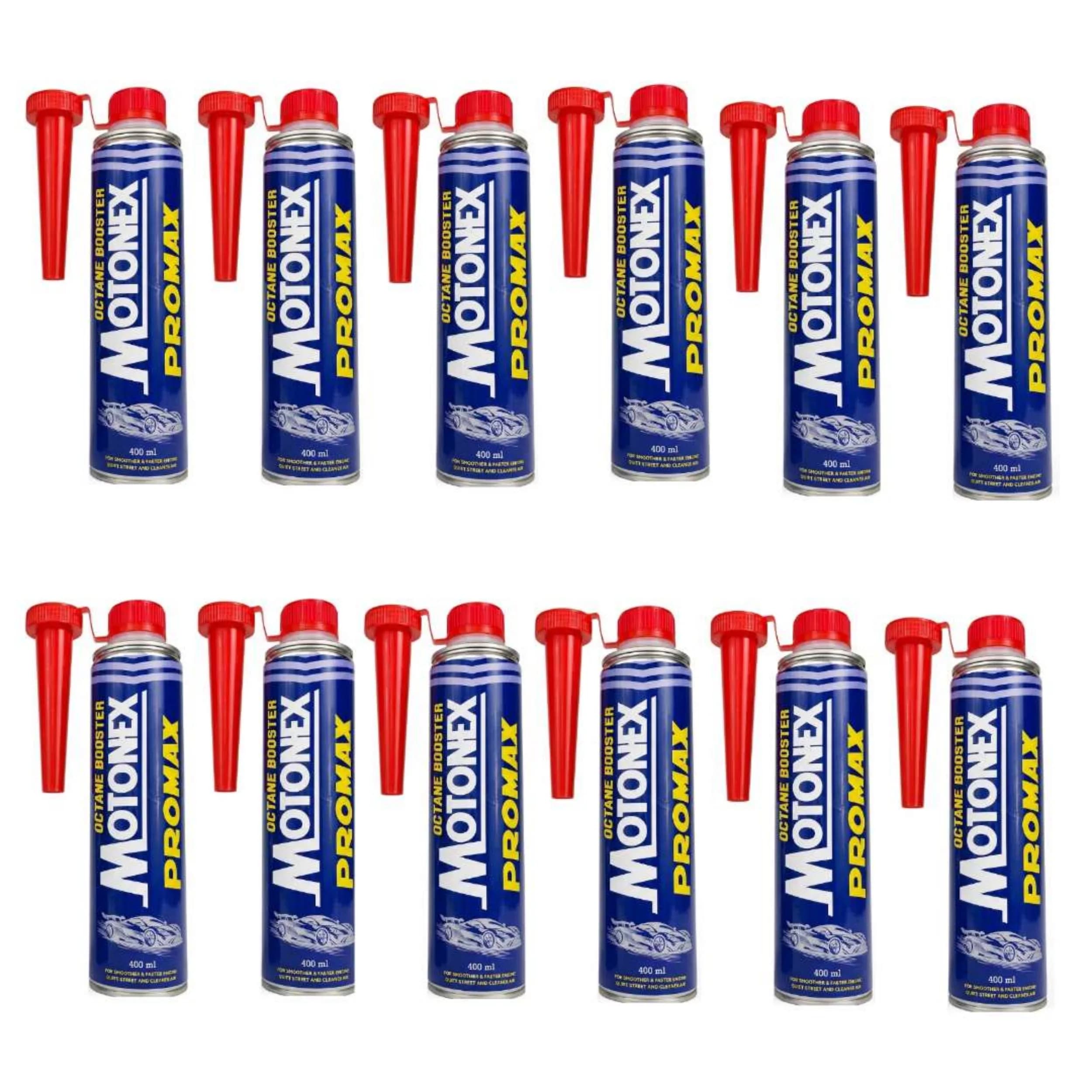اکتان بوستر و مکمل سوخت موتونکس مدل PROMAX حجم 400 میلی لیتر بسته 12 عددی