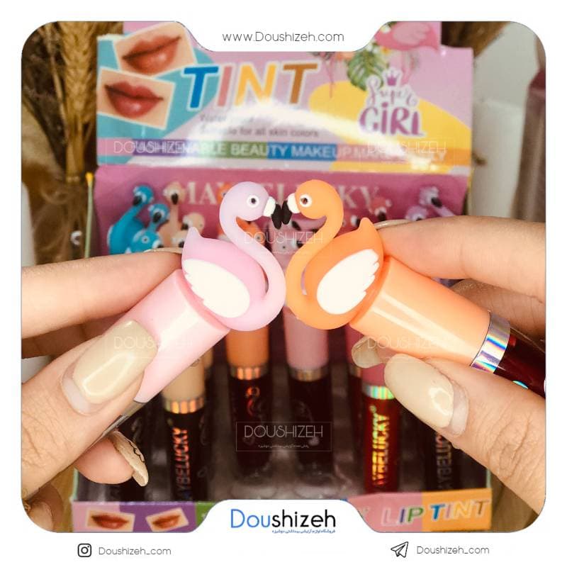 تینت لب طرح فلامینگو MAYBELUCKY | عمده — تصویر ۲