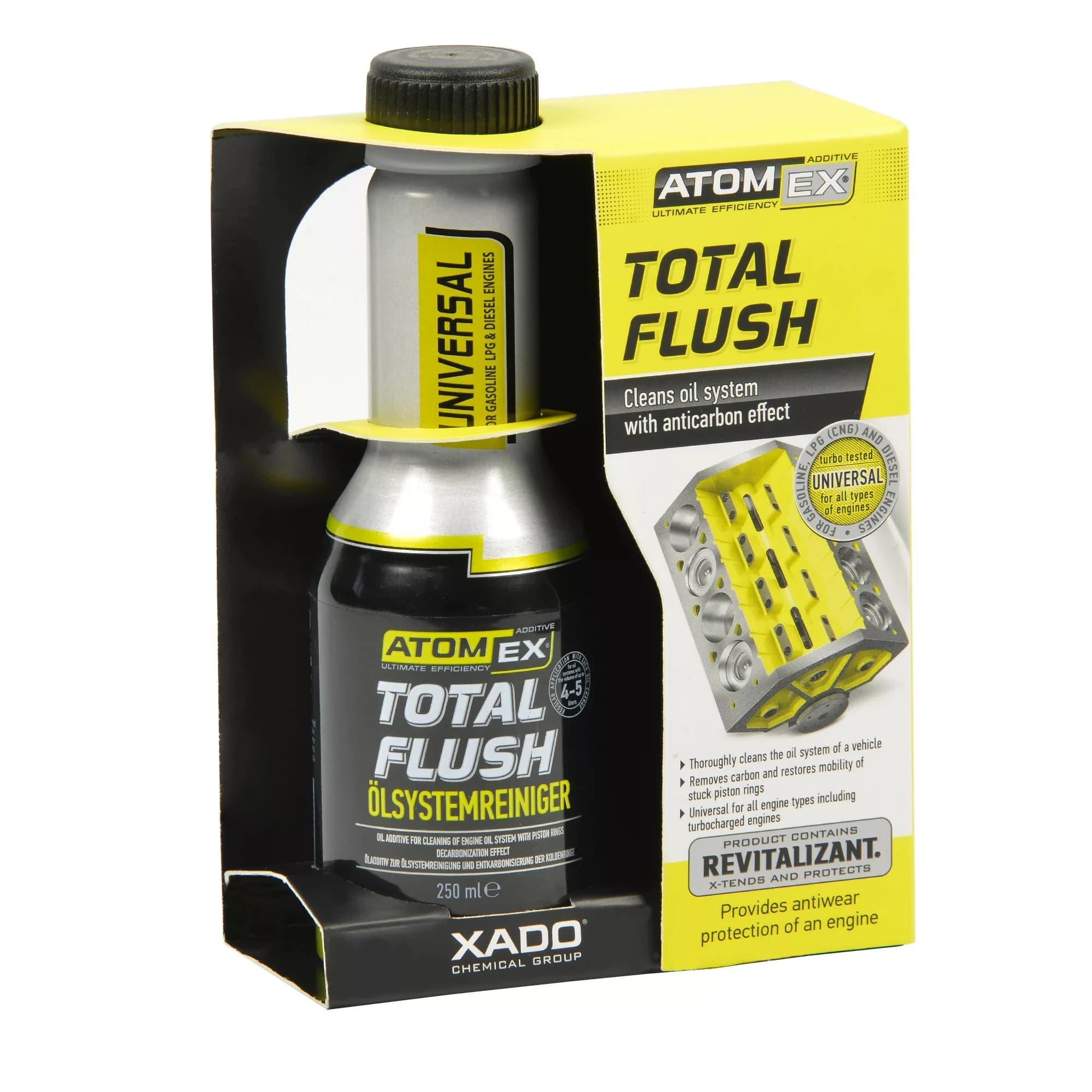 موتور شوی اکسادو مدل Total Flush Atomex حجم 250 میلی لیتر — تصویر ۳