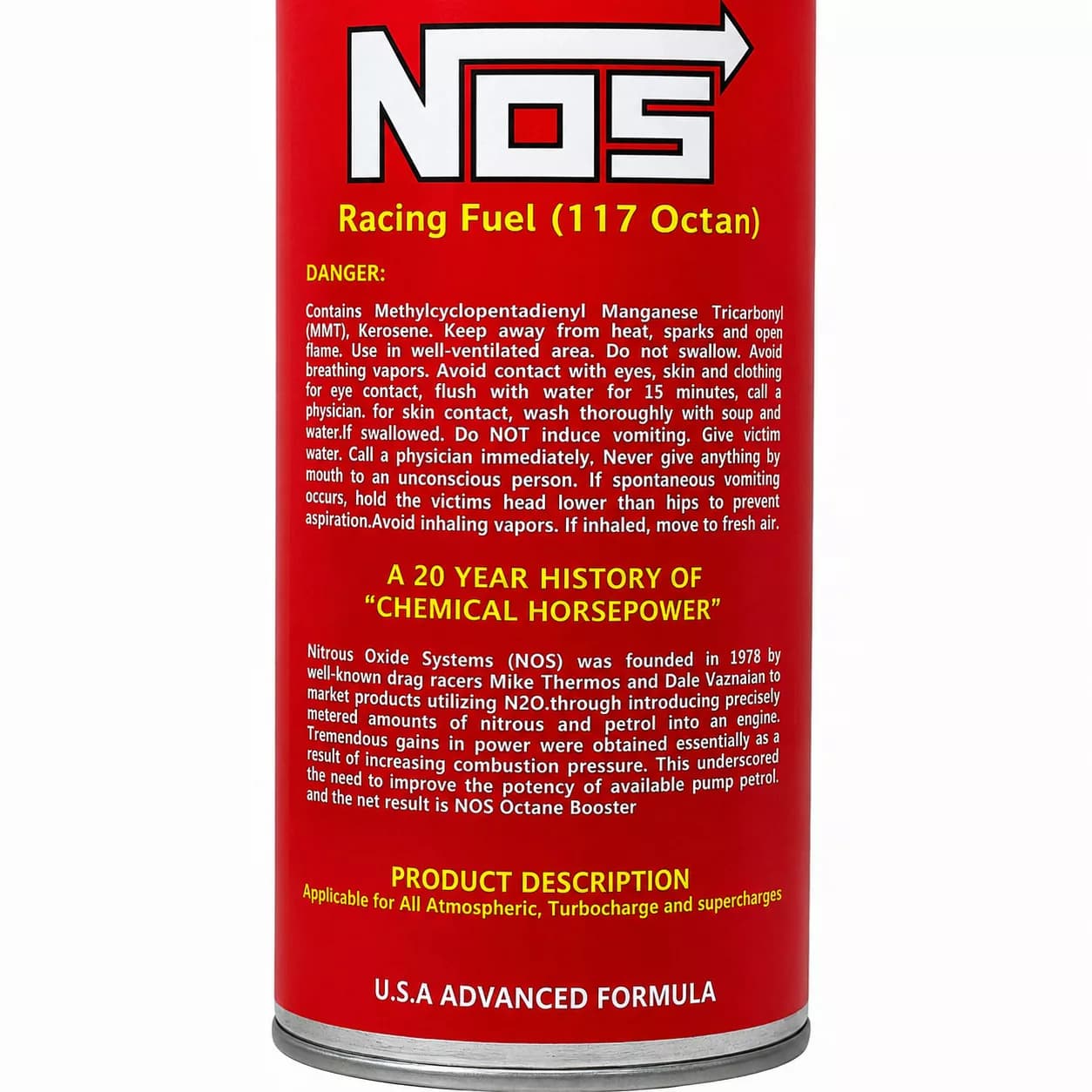 اکتان بوستر خودرو مناسب برای خودروهای توربوشارژ و سوپرشارژ ناس مدل Racing Formula حجم ۴۵۰ میلی‌لیتر — تصویر ۲
